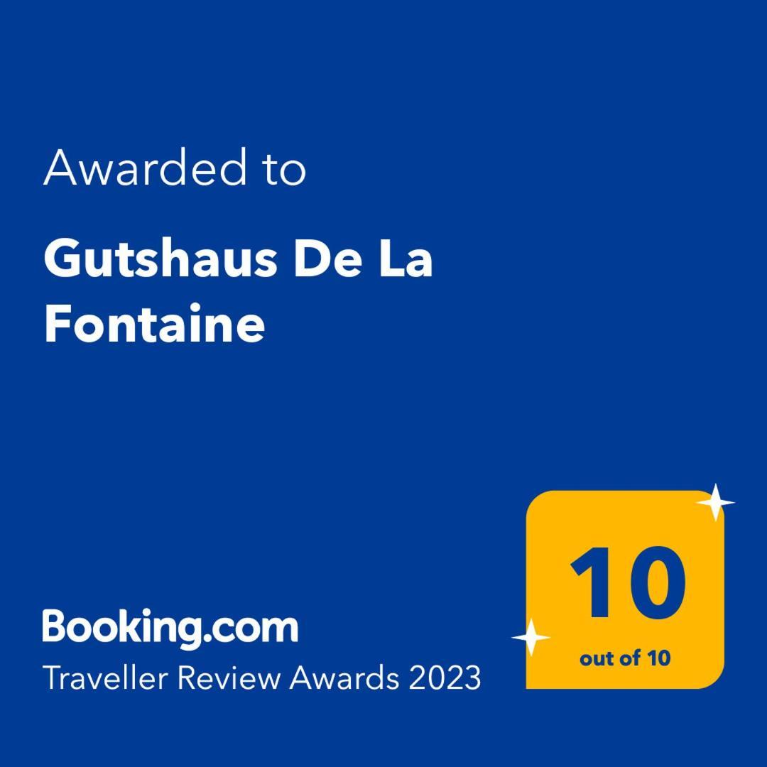 Bed and Breakfast Gutshaus De La Fontaine Feilsdorf Exterior foto
